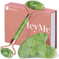 BAIMEI Icyme Gua Sha and Jade Roller Facial Tools Set for Puffiness and Self-Care Gifts